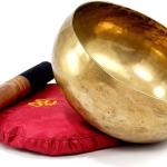 Tibetan Singing Bowl Set - 4th Chakra F (6.75 Inch) - Premium quality