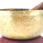 Tibetan Singing Bowl Set - 4th Chakra F (6.75 Inch) - Premium quality