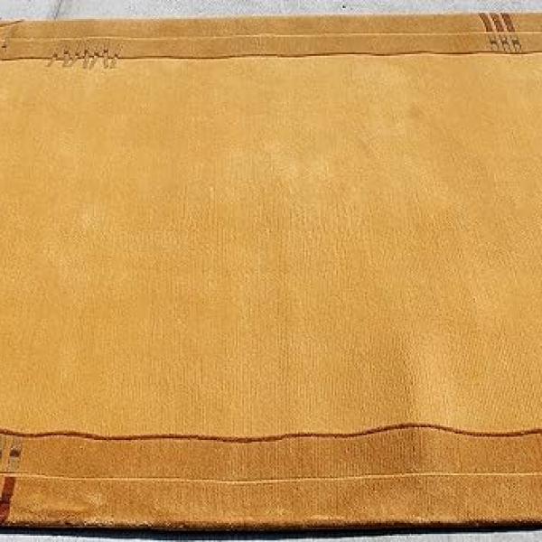 thamelmartUSA R15 Gorgeous Modern Design Hand Made Tibetan Woolen Area Rug 4.7 Ft X 6.7 Ft Made in Nepal