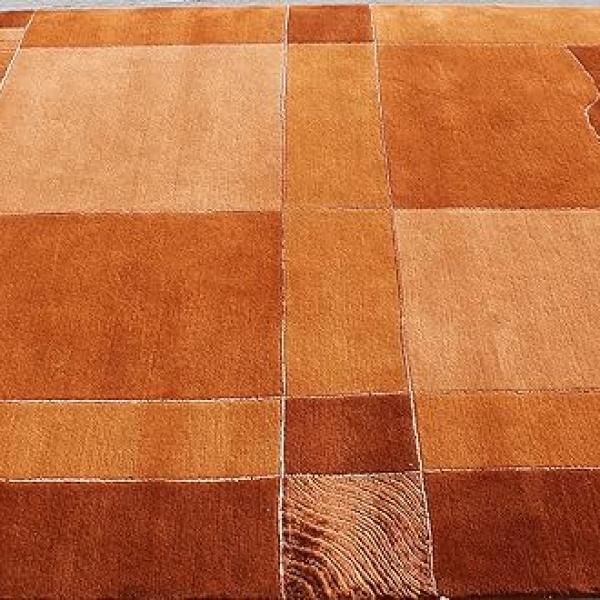 Thamel Mart R4997 One of a Kind Thick Woolen Pile Tibetan Area Rug 5.7' X 7.10' Handmade in Nepal