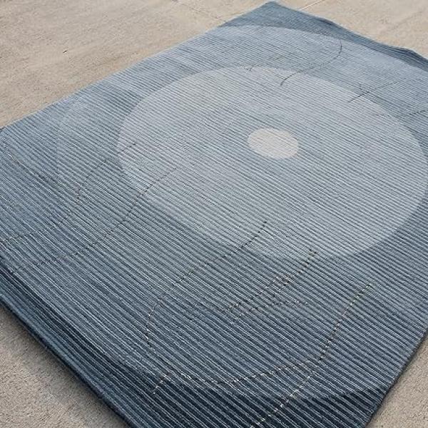 Thamel Mart R4993 Gorgeous Thick Contemporary Tibetan Woolen Area Rug 5.8' X 7.8' Handade in Nepal