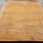 Thamel Mart R116232 6' x 9' Gorgeous Contemporary Design Hand Made Tibetan Woolen Area Rug Made in Nepal