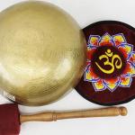 E670/J708 9.25" Energetic Root 'C#' Chakra Healing Hand Hammered Tibetan Singing Bowl Made in Nepal