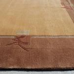 Thamel Mart USA R2708 Gorgeous Modern Design Hand Made Tibetan Woolen Area Rug 4.7 Ft X 6.7 Ft Made in Nepal