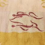 RSG4723 Gorgeous Modern Design Hand Made Tibetan Woolen Area Rug 4.7 Ft X 6.7 Ft Made in Nepal