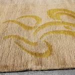 RSG4723 Gorgeous Modern Design Hand Made Tibetan Woolen Area Rug 4.7 Ft X 6.7 Ft Made in Nepal