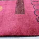 RSG4725/1428 Gorgeous Modern Design Hand Made Tibetan Woolen Area Rug 4.6 Ft X 6.7 Ft Made in Nepal