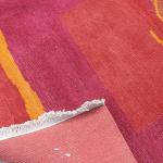 RSG4725/1428 Gorgeous Modern Design Hand Made Tibetan Woolen Area Rug 4.6 Ft X 6.7 Ft Made in Nepal