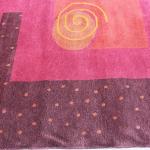 RSG4725/1428 Gorgeous Modern Design Hand Made Tibetan Woolen Area Rug 4.6 Ft X 6.7 Ft Made in Nepal