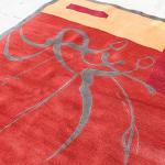 R17546 Gorgeous Dancing Design Hand Made Tibetan Woolen Area Rug 6 Ft X 9 Ft Made in Nepal