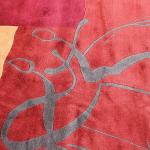 R17546 Gorgeous Dancing Design Hand Made Tibetan Woolen Area Rug 6 Ft X 9 Ft Made in Nepal