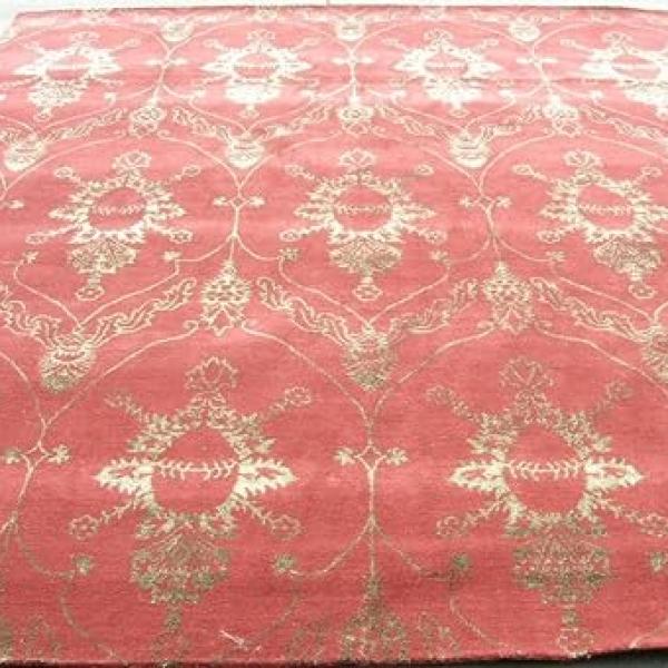 R2082 Exclusive Handmade Contemporary Tibetan Woolen Area Rug 10 Ft X 18 Ft Made in Nepal