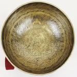 F829 9" Energetic Sacral 'D' Chakra Healing Hand Hammered Tibetan Singing Bowl Made in Nepal