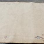 Thamel Mart R67 6.7 x 9.8 ft Neutral Color Contemporary Hand Made Tibetan Woolen Area Rug Made in Nepal