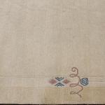 Thamel Mart R67 6.7 x 9.8 ft Neutral Color Contemporary Hand Made Tibetan Woolen Area Rug Made in Nepal