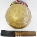 F484 6" Energetic Root 'C#' Chakra Healing Hand Hammered Tibetan Singing Bowl Made in Nepal10