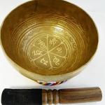 F482 6" Energetic Root 'C' Chakra Healing Hand Hammered Tibetan Singing Bowl Made in Nepal10
