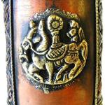 F695 Stunning Tibetan Cylinder Style Incense Burner Hand Crafted in Nepal
