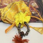 F719 Handmade Tibetan Bone Beads 108 Japa Mala for Meditation, Yoga 7-8mm Beads