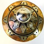 F990 Four rows of Mantras Tibetan Prayer Wheel"Om Mane Padme Hum" Hand Crafted in Nepal