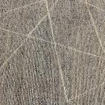 Thamel Mart RST551 One of a Kind Mixed Black Wool/Hemp Tibetan Area Rug 5.7' X 7.8' Handmade in Nepal