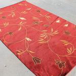 Thamel Mart R3868 Gorgeous Floral Design Hand Made Tibetan Woolen Area Rug 5 Ft X 8 Ft Made in Nepal