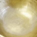 J703 9.5" Energetic Third Eye 'A' Chakra Healing Hand Hammered Tibetan Singing Bowl Made in Nepal