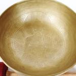 EE651 10.5" Energetic Sacral 'D' Chakra Healing Tibetan Singing Bowl Made in Nepal