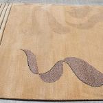 Thamel Mart USA R4593 Gorgeous Modern Design Hand Made Tibetan Woolen Area Rug 4.7 Ft X 6.7 Ft Made in Nepal