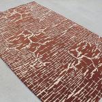 Thamel Mart R637 Gorgeous Chocolate Brown Color Tibetan Woolen Area Rug 5 Ft X 8 Ft Handmade in Nepal