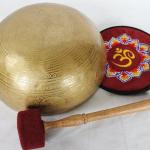 EE651 10.5" Energetic Sacral 'D' Chakra Healing Tibetan Singing Bowl Made in Nepal