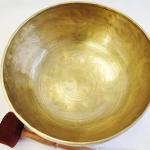 J704 9.5" Energetic Root 'C' Chakra Healing Hand Hammered Tibetan Singing Bowl Made in Nepal