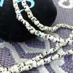 T512 Handmade Tibetan Bone Beads 108 Japa Mala for Meditation, Yoga 9-10mm Beads