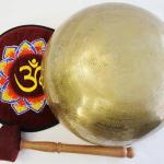 J704 9.5" Energetic Root 'C' Chakra Healing Hand Hammered Tibetan Singing Bowl Made in Nepal