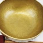 EE676 10.25" Energetic Third Eye Chakra 'A#' Healing Tibetan Singing Bowl Made in Nepal