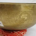 EE780 9.5" Energetic Root 'C' Chakra Healing Hammered Tibetan Singing Bowl Handmade in Nepal