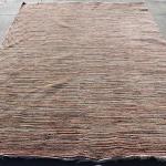 Thamel Mart R4462 Gorgeous Multi Colored Stripped Tibetan Pangden Woolen Area Rug 6' X 9' Handmade in Nepal