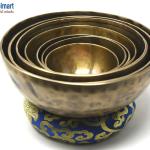 Chakra Healing Tibetan Singing Bowl-Set of 7 - Hand Hammered Tibetan Meditation Singing Bowl Nepal