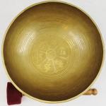 EE772 11" Energetic Third Eye 'A' Chakra Healing Hand Hammered Tibetan Singing Bowl Made in Nepal