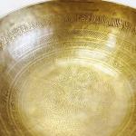 J699 10" Energetic Root 'C'' Chakra Healing Hand Hammered Tibetan Singing Bowl Made in Nepal