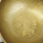 EE772 11" Energetic Third Eye 'A' Chakra Healing Hand Hammered Tibetan Singing Bowl Made in Nepal