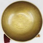 EE762 11.0" Energetic Third Eye 'A' Chakra Healing Hand Hammered Tibetan Singing Bowl Made in Nepal