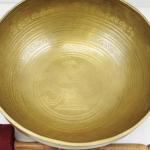 EE762 11.0" Energetic Third Eye 'A' Chakra Healing Hand Hammered Tibetan Singing Bowl Made in Nepal