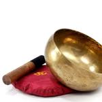 Tibetan Singing Bowl Set - 4th Chakra F (7 Inch)