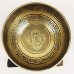 F859 7" Energetic Root 'C#" Chakra Healing Hand Hammered Tibetan Singing Bowl Made in Nepal