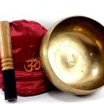 Tibetan Singing Bowl Set - 4th Chakra F (7 Inch)