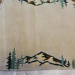 Thamel Mart M22 Exclusive Handmade Woolen Tibetan Meditation Rug 2 Feet X 3 Feet Made in Nepal