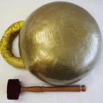 J674/F848 9.5" Energetic Sacral 'D' Chakra Healing Hand Hammered Tibetan Singing Bowl Made in Nepal