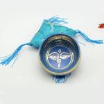 Tibetan Mantra Singing Bowl Set ~ 3.75 inch diameter, Perfect fit in Palm, Best use for Healing Chakra, Meditation