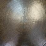 F617 20.75" Very Artistic Tibetan Temple Disc Gong Hand Made in Nepal
